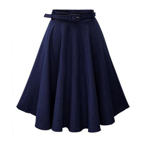 Image of Women Denim Jeans Skirts