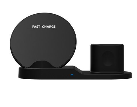 Image of 3 in1 10W Qi Wireless Charger Dock Station (Fast Charging for Apple Watch)