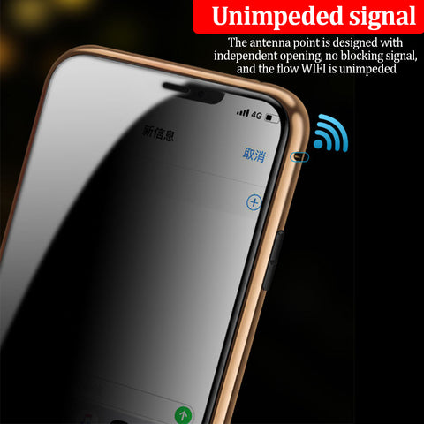 Image of Privacy Magnetische Gehard Glas Case voor iPhone