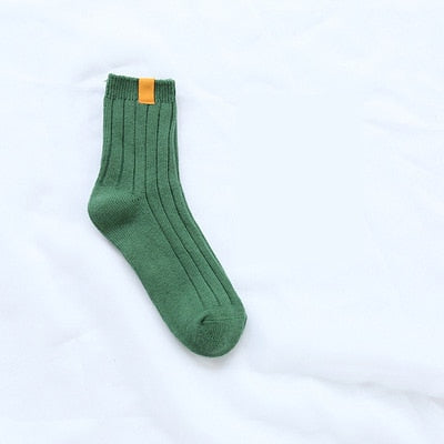 Image of 1Pair Warm Women Socks Striped