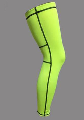 Image of Elastic Lycra Basketball Leg Warmers Calf Thigh Compression Sleeves Knee