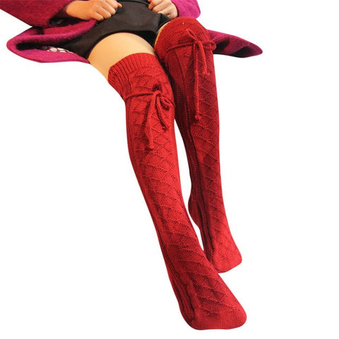 Image of Winter Over Knee Socks