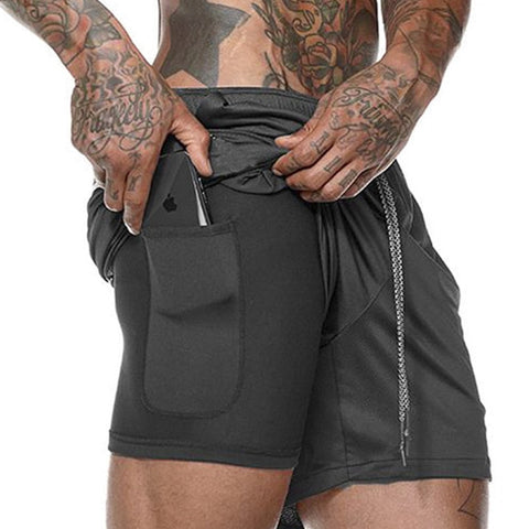 Image of Jogging Gym Shorts with Built-in pocket Liner