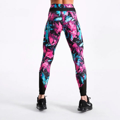 Image of Fashion Legging Flowers Printing