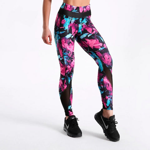 Image of Fashion Legging Flowers Printing