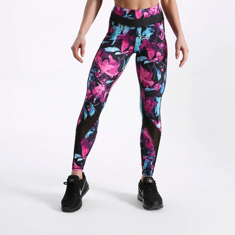 Image of Fashion Legging Flowers Printing