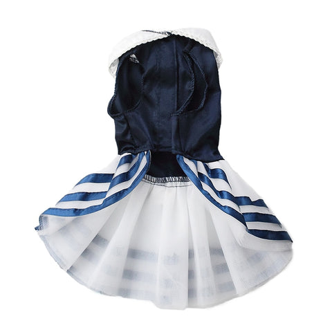 Image of Tutu Lace Sailor Dog Dresses