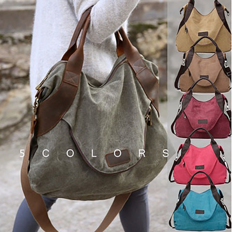 Image of Large Pocket Casual Tote Women's Handbag