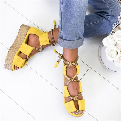 Image of Espadrilles Women Sandals-7CM Heel