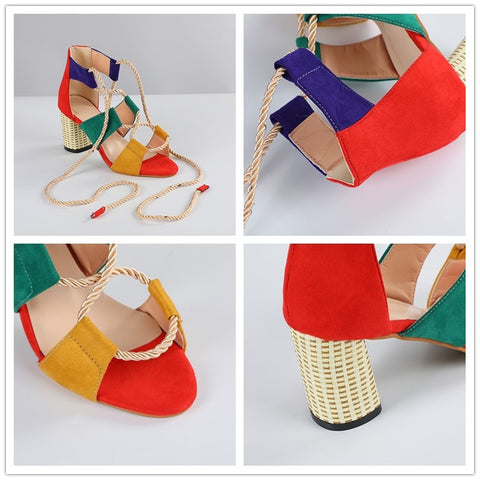 Image of Espadrilles Women Sandals-7CM Heel