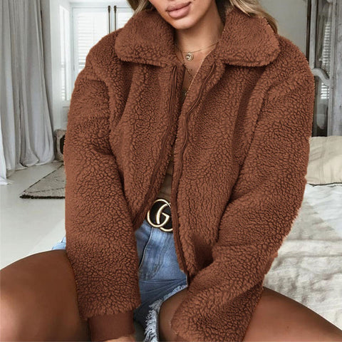 Image of Faux Fur Coat