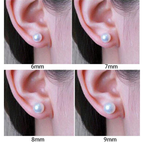 Image of Pearl Earrings Jewelry 925