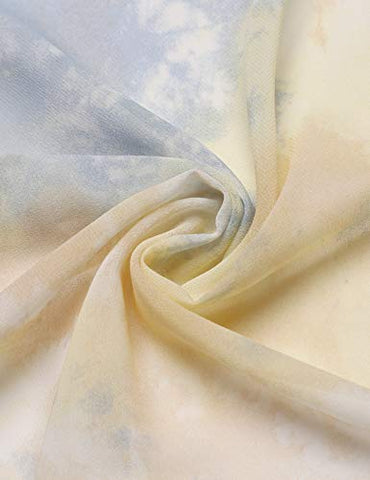 Image of Ekouaer Women Short Sarongs Beach Wrap Sheer Chiffon Bikini Wrap Cover Ups Skirt for Swimwear Small