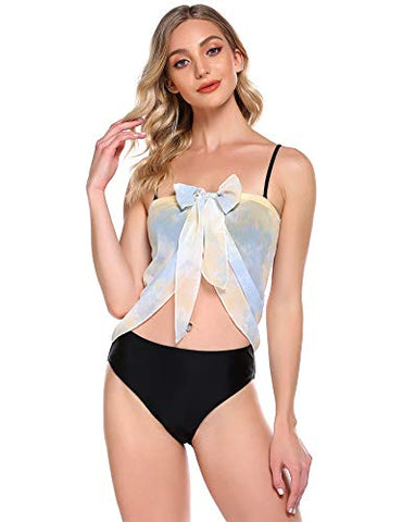 Image of Ekouaer Women Short Sarongs Beach Wrap Sheer Chiffon Bikini Wrap Cover Ups Skirt for Swimwear Small