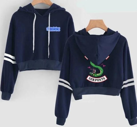 Image of Women Crop RIVERDALE Top Hoodies