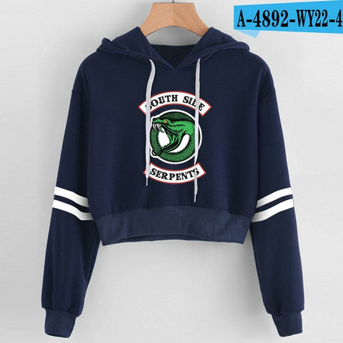 Image of Women Crop RIVERDALE Top Hoodies