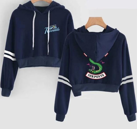 Image of Women Crop RIVERDALE Top Hoodies