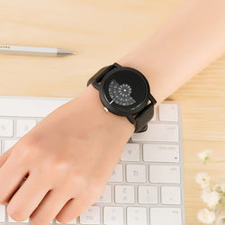 Digital Discs Hands Fashion Quartz Watches for Women