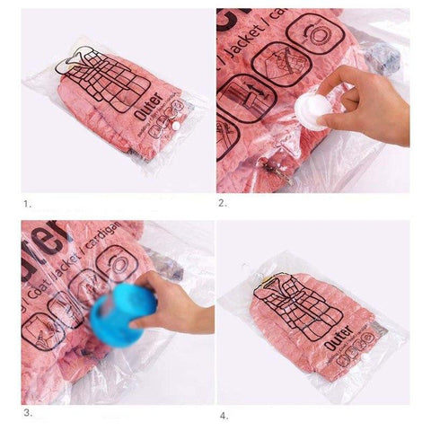 Image of Vacuum Bag For Clothes (Transparent Border )