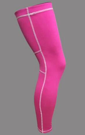 Image of Elastic Lycra Basketball Leg Warmers Calf Thigh Compression Sleeves Knee