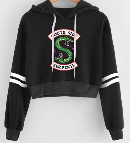 Image of Women Crop RIVERDALE Top Hoodies