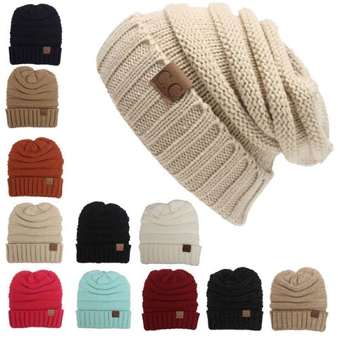 Image of Women Winter Knitted Wool Cap
