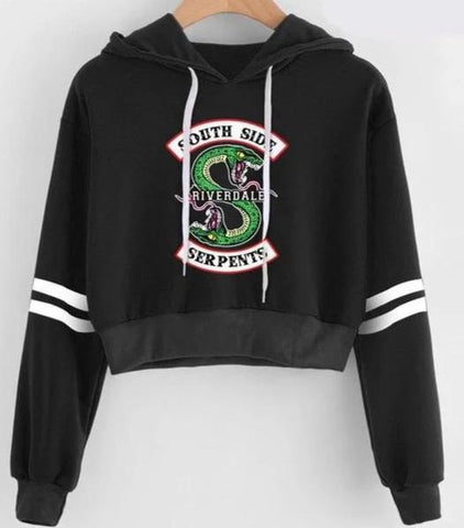 Image of Women Crop RIVERDALE Top Hoodies