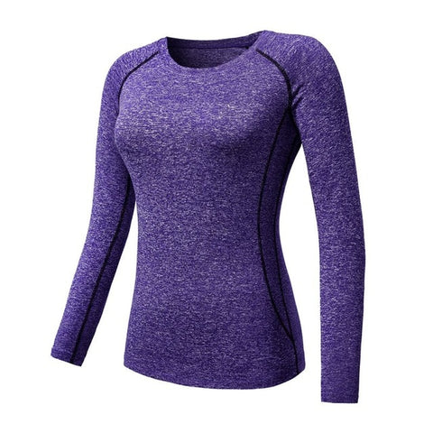 Image of Women Long Sleeve Workout/Fitness T Shirt