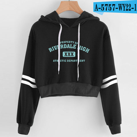 Image of Women Crop RIVERDALE Top Hoodies