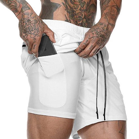 Image of Jogging Gym Shorts with Built-in pocket Liner