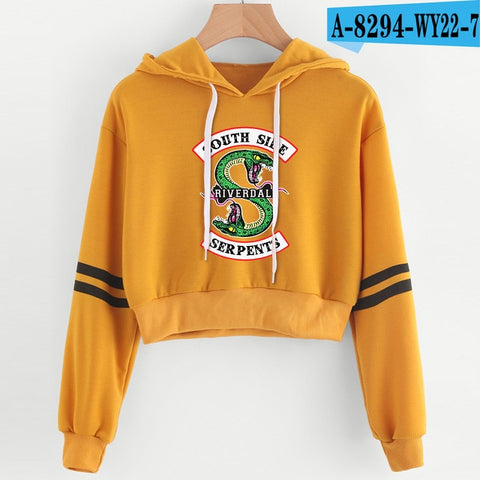 Image of Women Crop RIVERDALE Top Hoodies