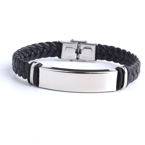 Image of Leather Love Bangle & Bracelet
