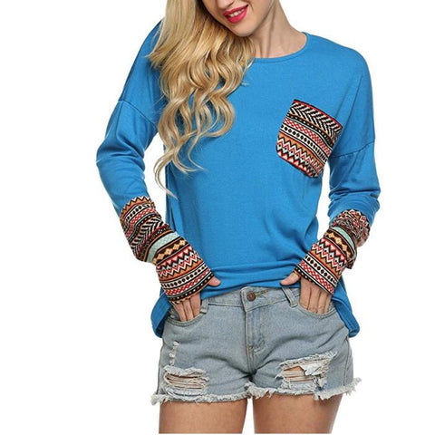 Image of Women's Long Sleeve Casual T-Shirts
