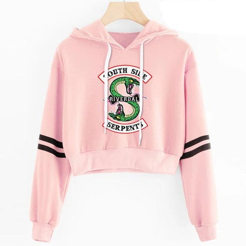 Image of Women Crop RIVERDALE Top Hoodies