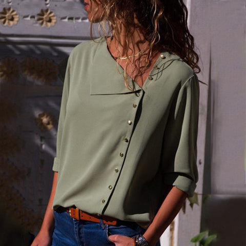 Image of Long Sleeve Women Blouses