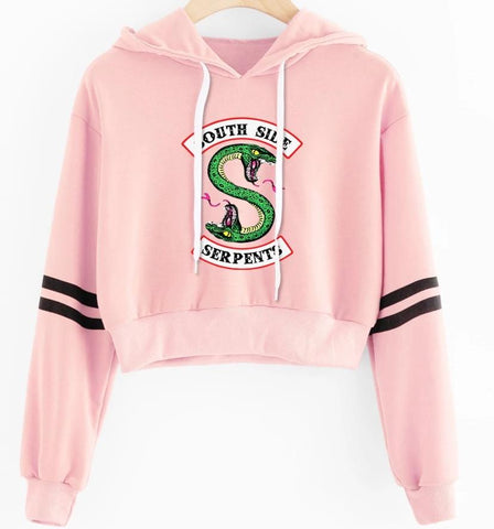 Image of Women Crop RIVERDALE Top Hoodies