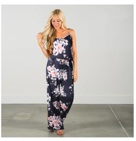 Image of Women Super Comfy Floral Jumpsuit