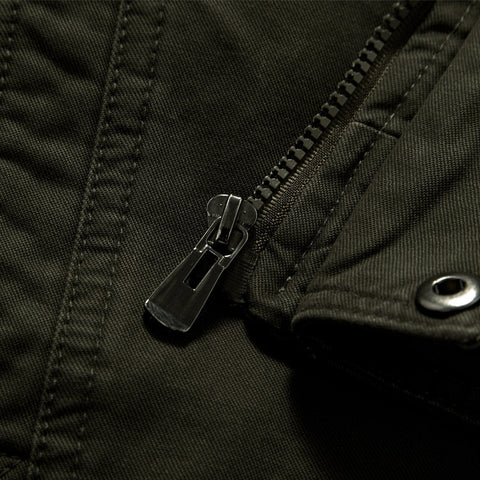 Image of Cotton Military Jacket