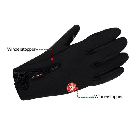 Image of Men Waterproof Winter Warm Gloves