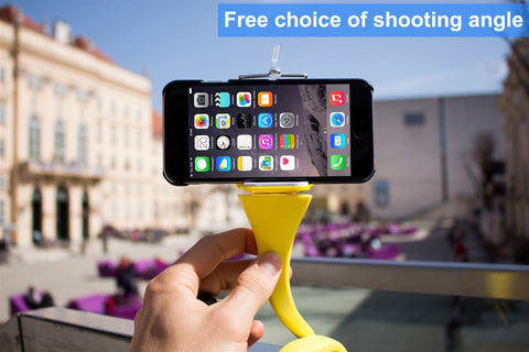 Image of Flexible selfie stick monopod wireless Bluetooth tripod monkey holder for GoPro iPhone