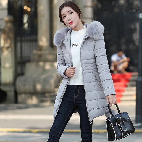 Image of Faux Fur Parkas Women Jacket