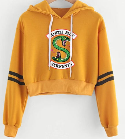 Image of Women Crop RIVERDALE Top Hoodies