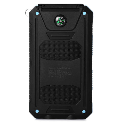 Image of Solar 20000mah F5S For All Phone Bank Charger Battery Portable