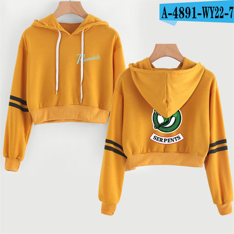 Image of Women Crop RIVERDALE Top Hoodies