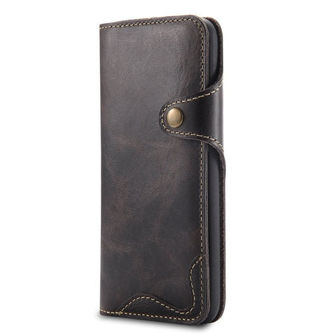 Image of Luxury Business Genuine Leather Case for Samsung Galaxy