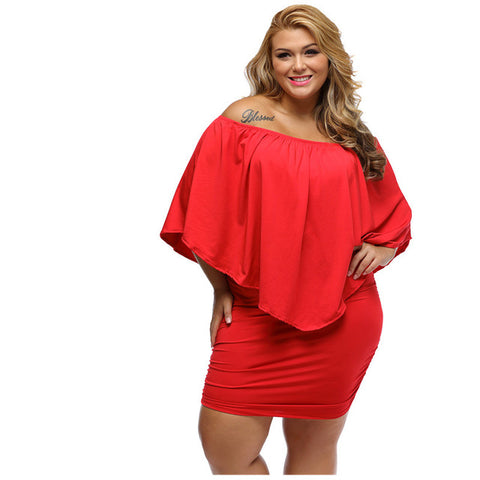 Image of Plus Size Mini Dress