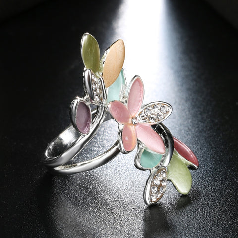 Image of Multicolor Crystal Ring for Women
