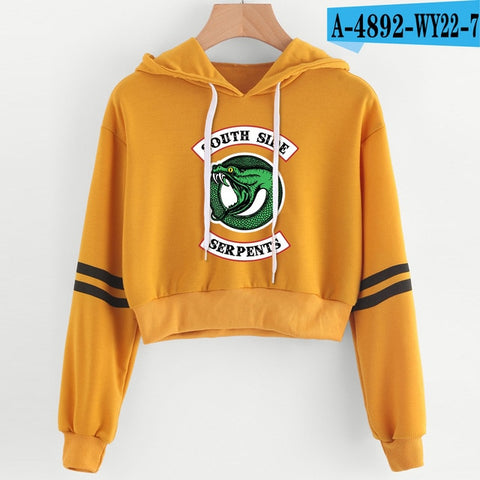 Image of Women Crop RIVERDALE Top Hoodies