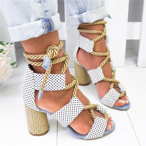 Image of Espadrilles Women Sandals-7CM Heel