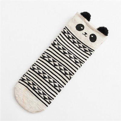 Image of 1Pair Warm Women Socks Striped